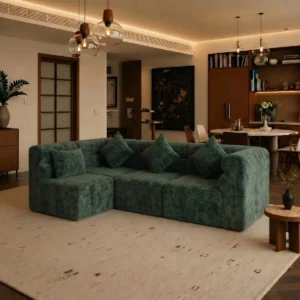 Modular Sectional Sofa, No Assembly Required Cloud Couch With Deep Seat
